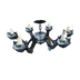 Obsidian Captain's Chandelier